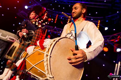 Bagpipers With Dhol 4