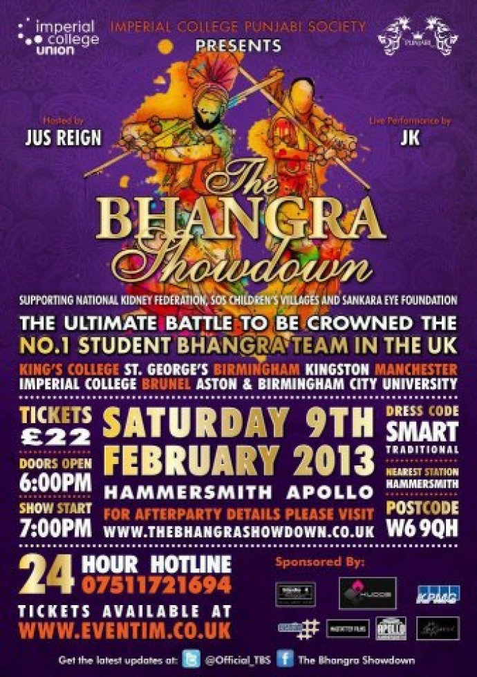 Bhangra Showdown 2013 brought to you by Kudos Music