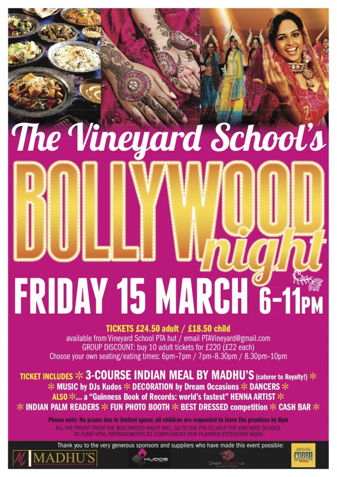 Kudos Music at the Vineyard school Bollywood night