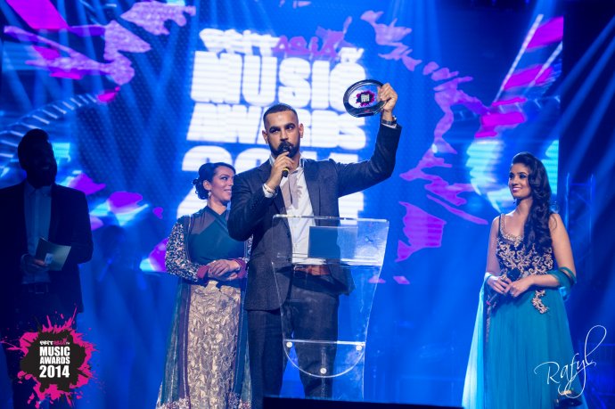 AJD named BEST DJ at the Brit-Asia Music Awards 2014!