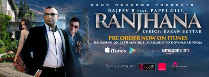 RAJEEV B Gets ready for the release of his latest single titled RANJHANA