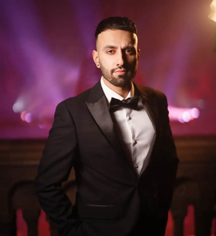 DJ AMXN performing live at a Kudos Music wedding