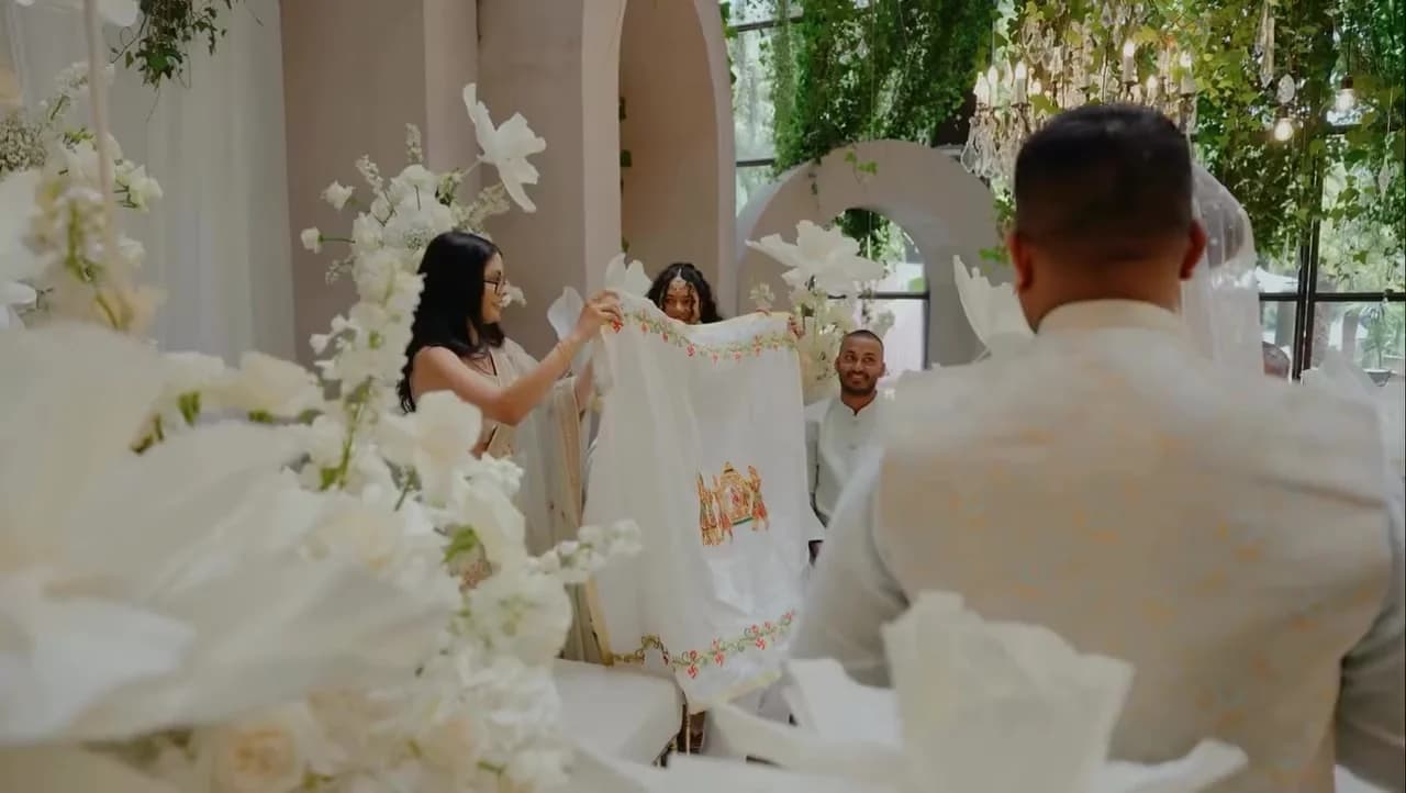 Sasha and Arun destination wedding at Quinta Lago dos Cisnes near Braga, Portugal, with DJ ITCH and DJ Chonkx, Kudos Music