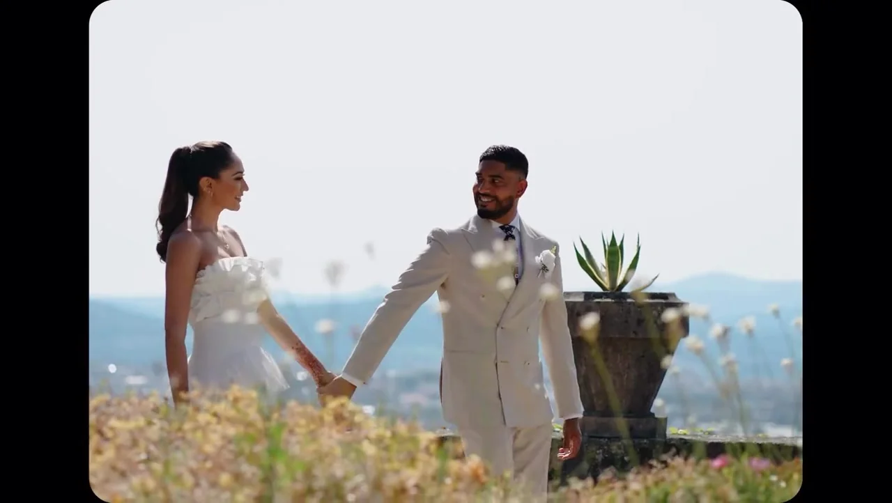 Sasha and Arun destination wedding at Quinta Lago dos Cisnes near Braga, Portugal, with DJ ITCH and DJ Chonkx, Kudos Music