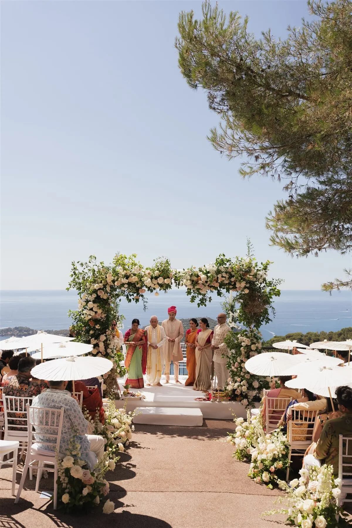 Chitra and Amogh Indian wedding in the South of France with DJ Aman K, Kudos Music