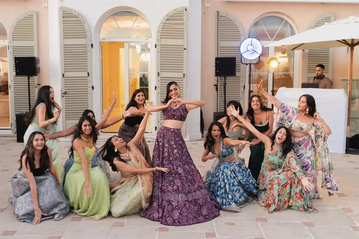 A luxury Indian wedding in the South of France, South of France, Kudos Music