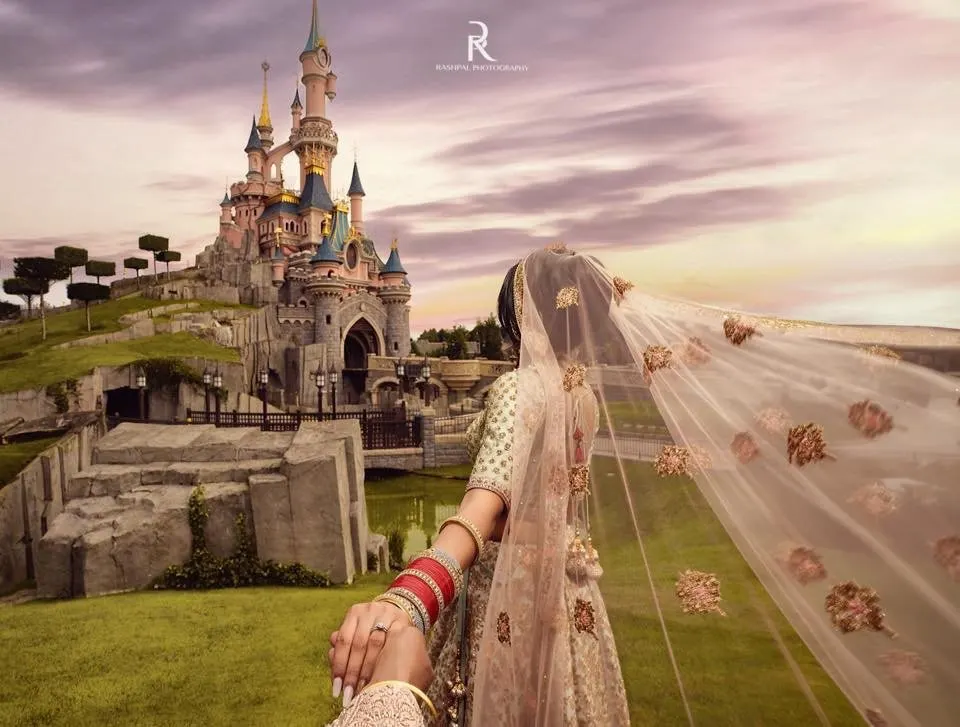 Varun and Anisha's Bollywood wedding at Disneyland Paris, with Kudos Music