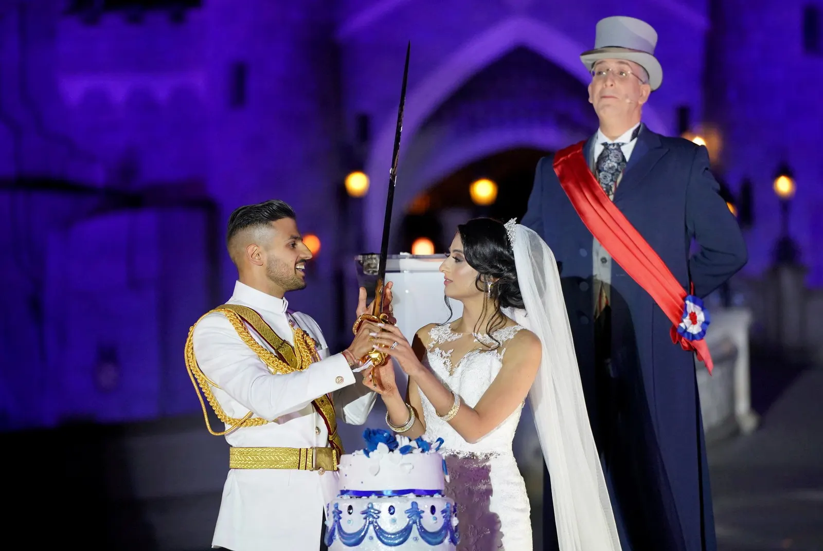 Varun and Anisha's Bollywood wedding at Disneyland Paris, with Kudos Music