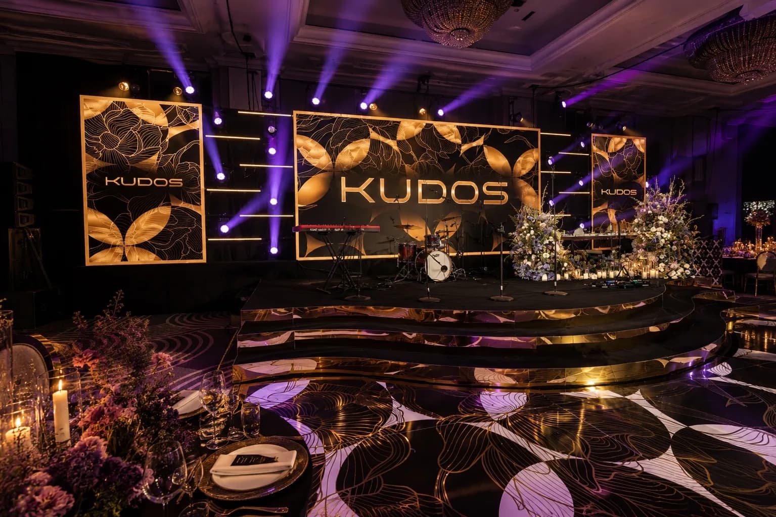 Hilton Park Lane, A bespoke stage and LED screen