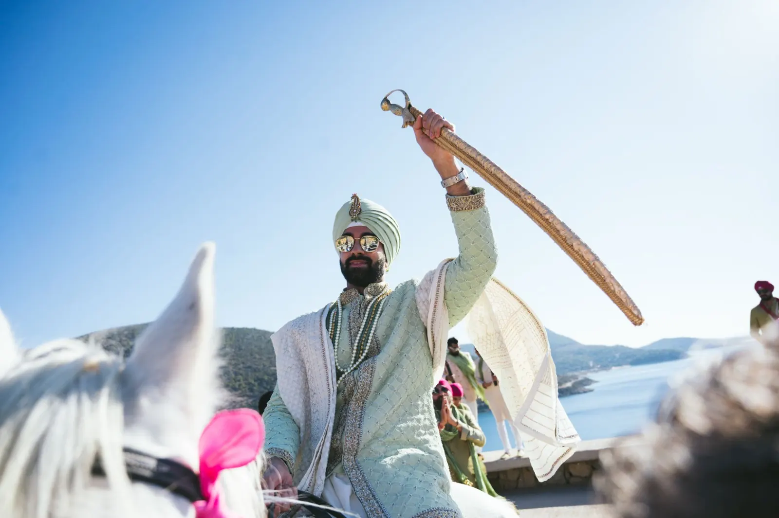 Kimaya and Karan's destination wedding in Bodrum, Turkey, with Kudos Music