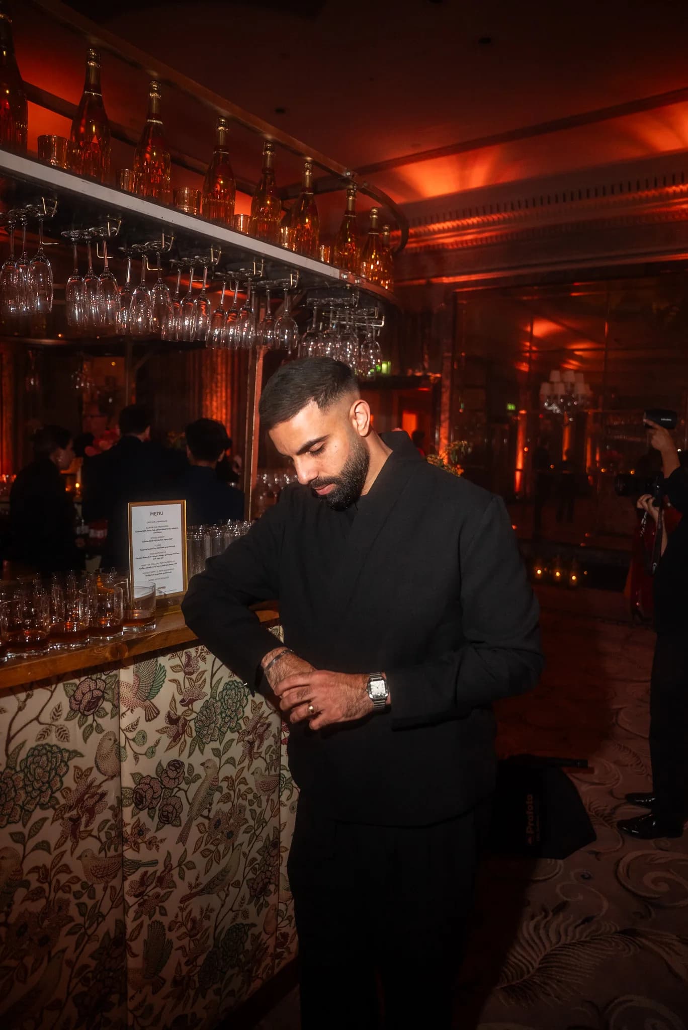 DJ Kabir at a luxury event bar, Kudos Music