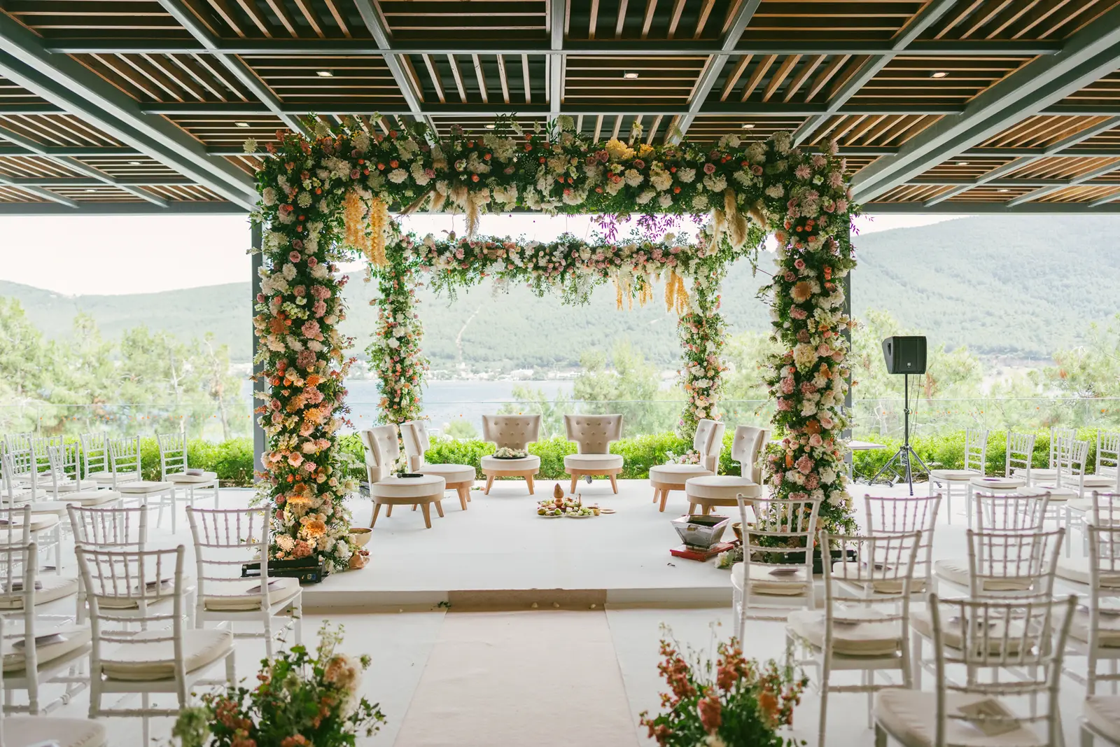 Lovleen and Shaan's destination wedding at LUJO Bodrum, Turkey, with Kudos Music