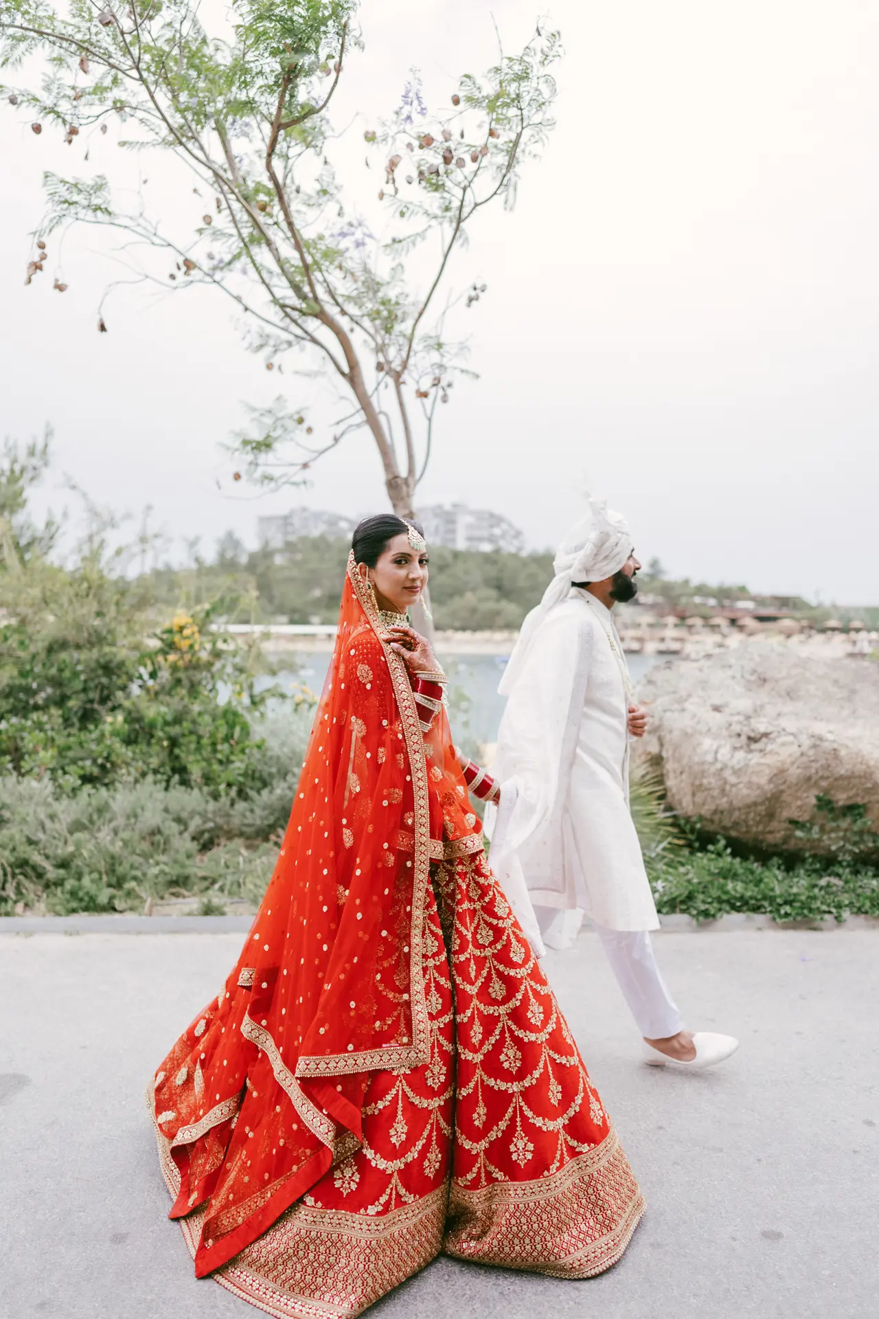 Lovleen and Shaan's destination wedding at LUJO Bodrum, Turkey, with Kudos Music