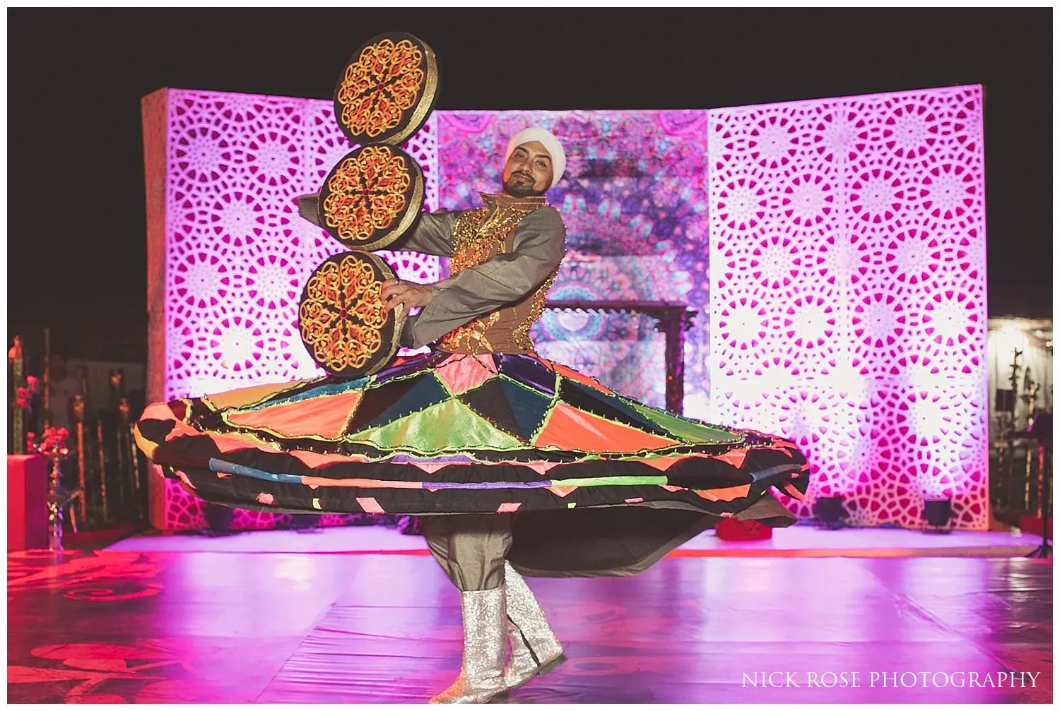Nimesh and Rakhee's Bedouin desert Mehndi and Sangeet in Dubai, with DJ H of Kudos Music