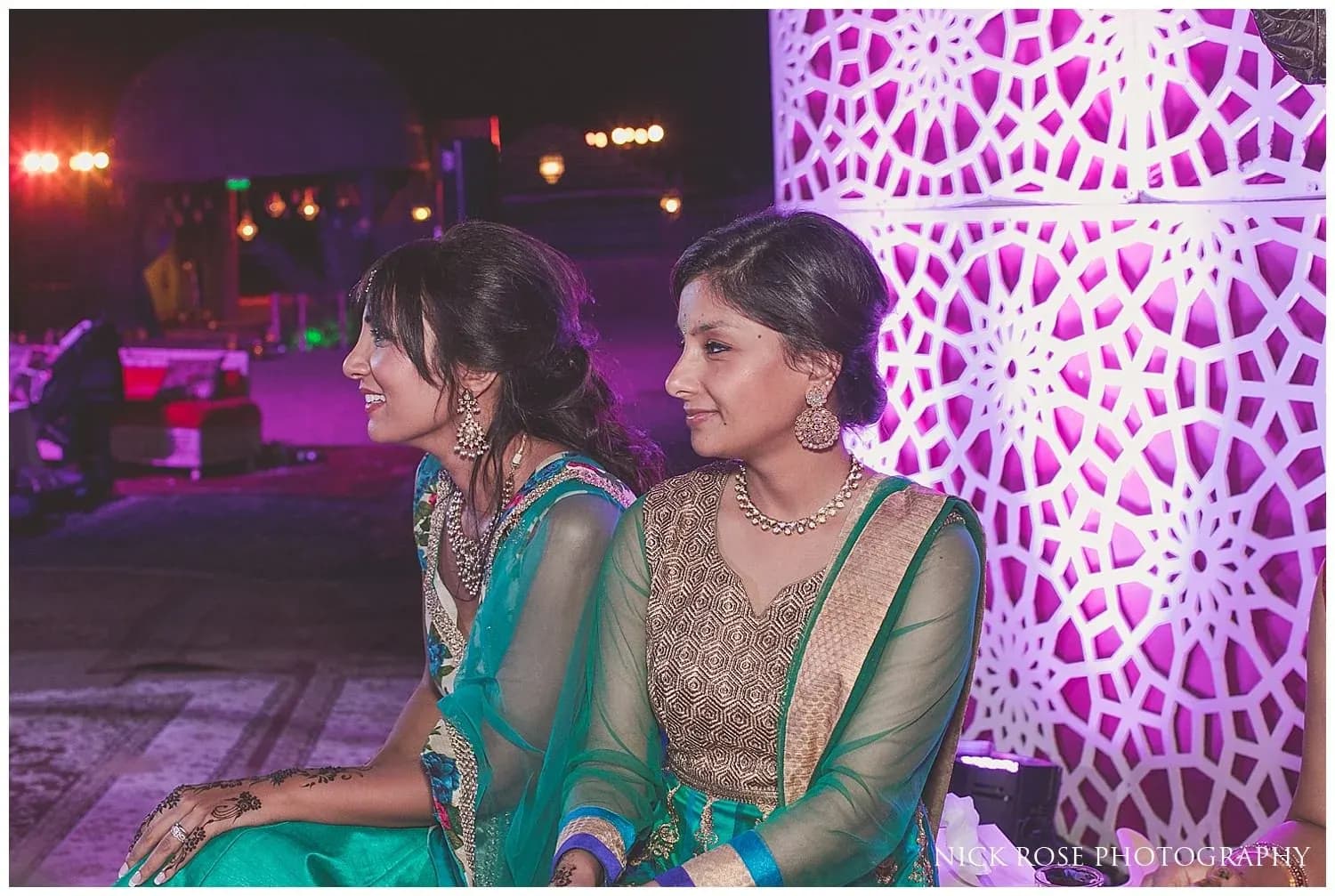 Nimesh and Rakhee's Bedouin desert Mehndi and Sangeet in Dubai, with DJ H of Kudos Music