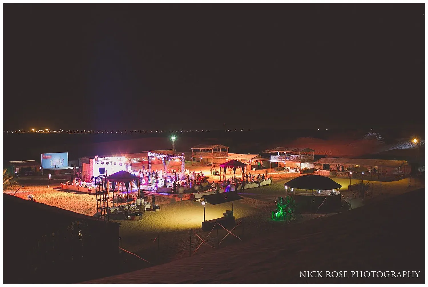 Nimesh and Rakhee's Bedouin desert Mehndi and Sangeet in Dubai, with DJ H of Kudos Music
