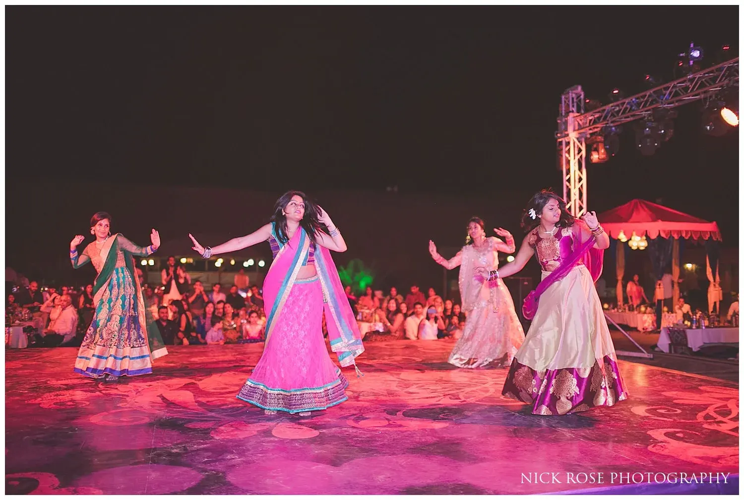 Nimesh and Rakhee's Bedouin desert Mehndi and Sangeet in Dubai, with DJ H of Kudos Music