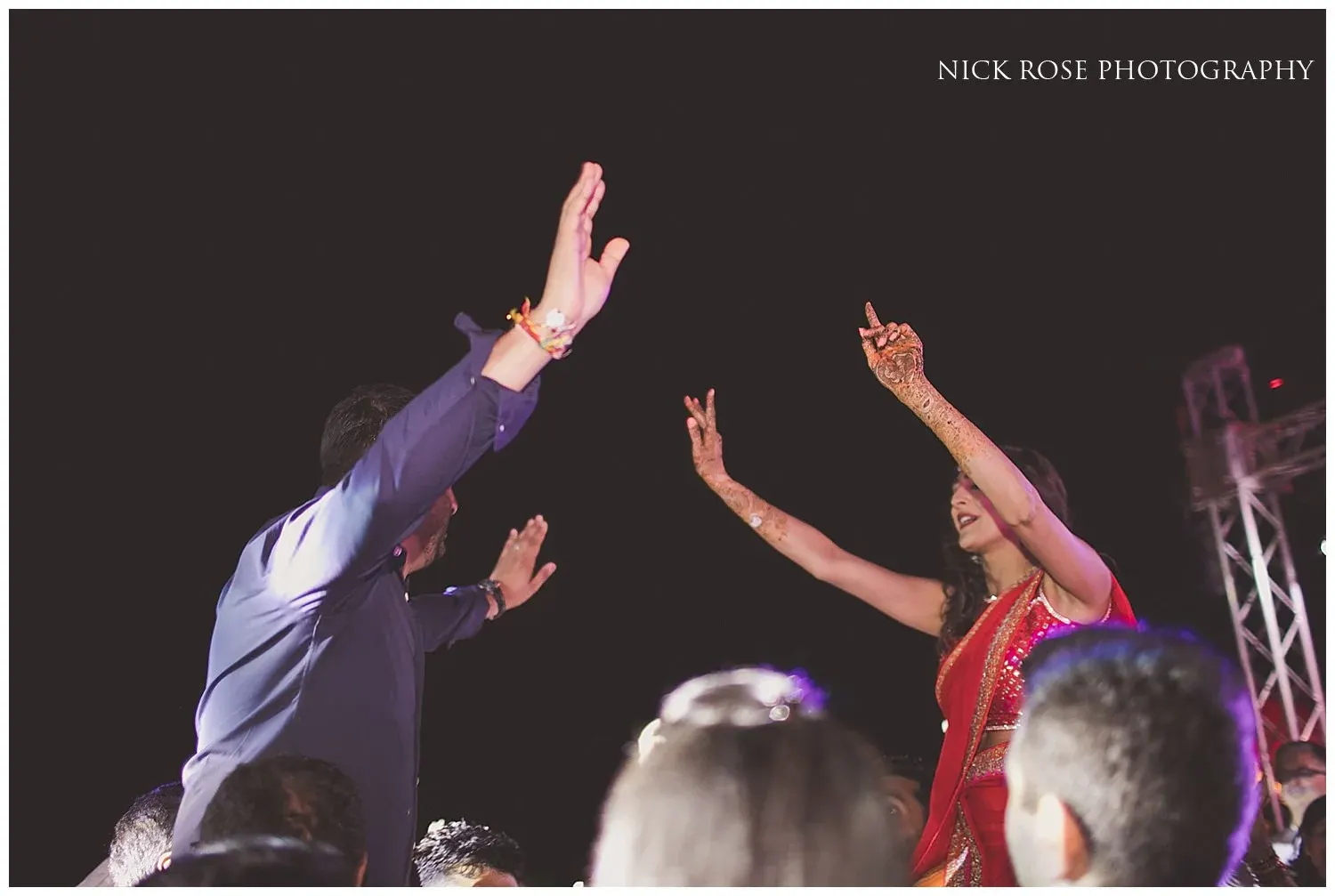 Nimesh and Rakhee's Bedouin desert Mehndi and Sangeet in Dubai, with DJ H of Kudos Music