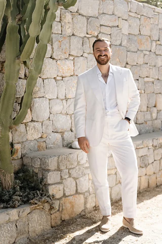 Oliver and Alexia's destination wedding in Rhodes, Greece, with Kudos Music