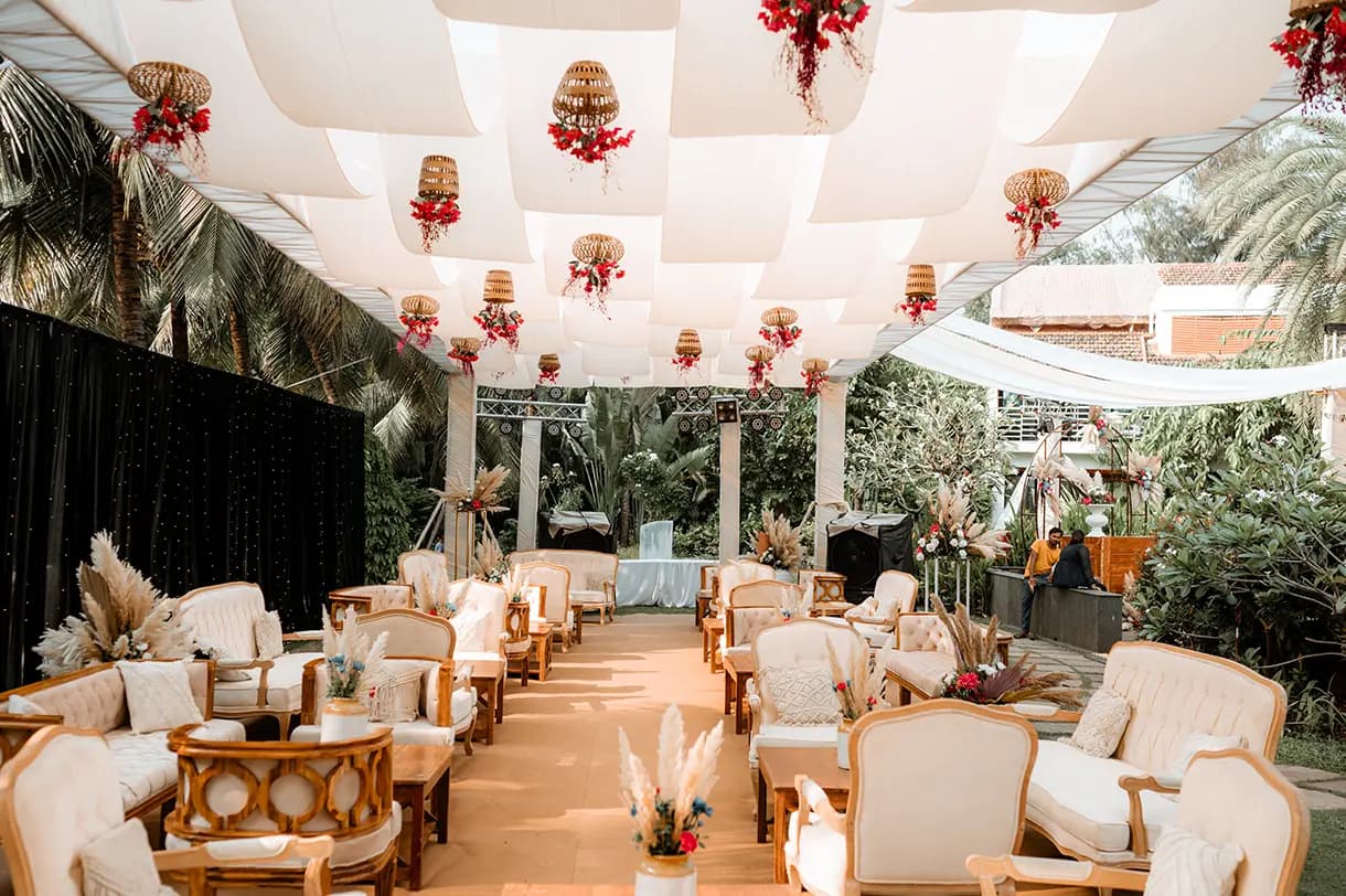Raveen and Sunny's destination wedding at Planet Hollywood Beach Resort, Goa, with DJ H and DJ Chonkx of Kudos Music
