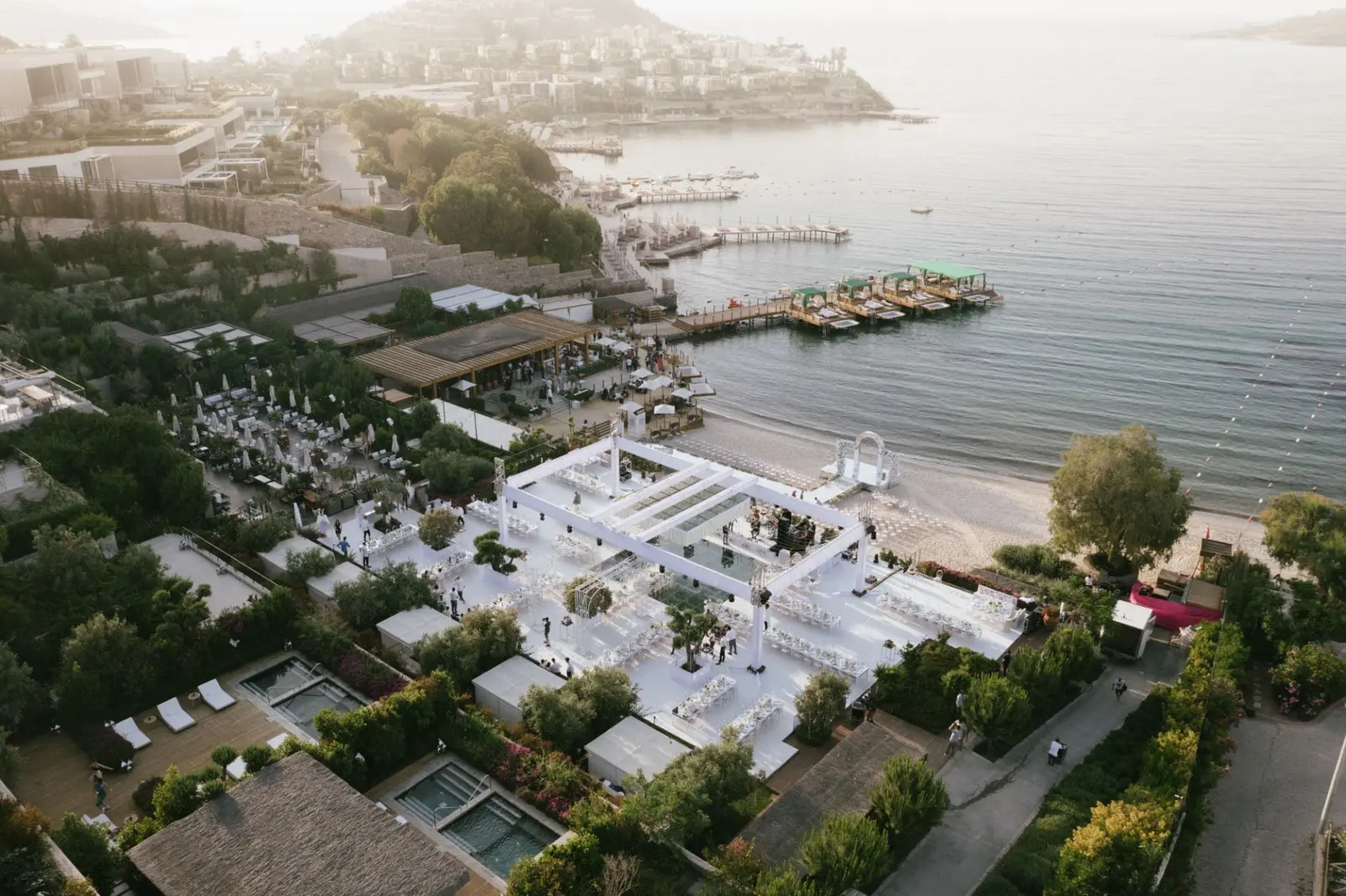 Rina and Vikram's destination wedding in Bodrum, Turkey, with Kudos Music
