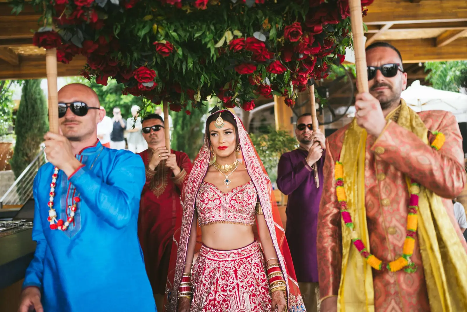 Rina and Vikram's destination wedding in Bodrum, Turkey, with Kudos Music
