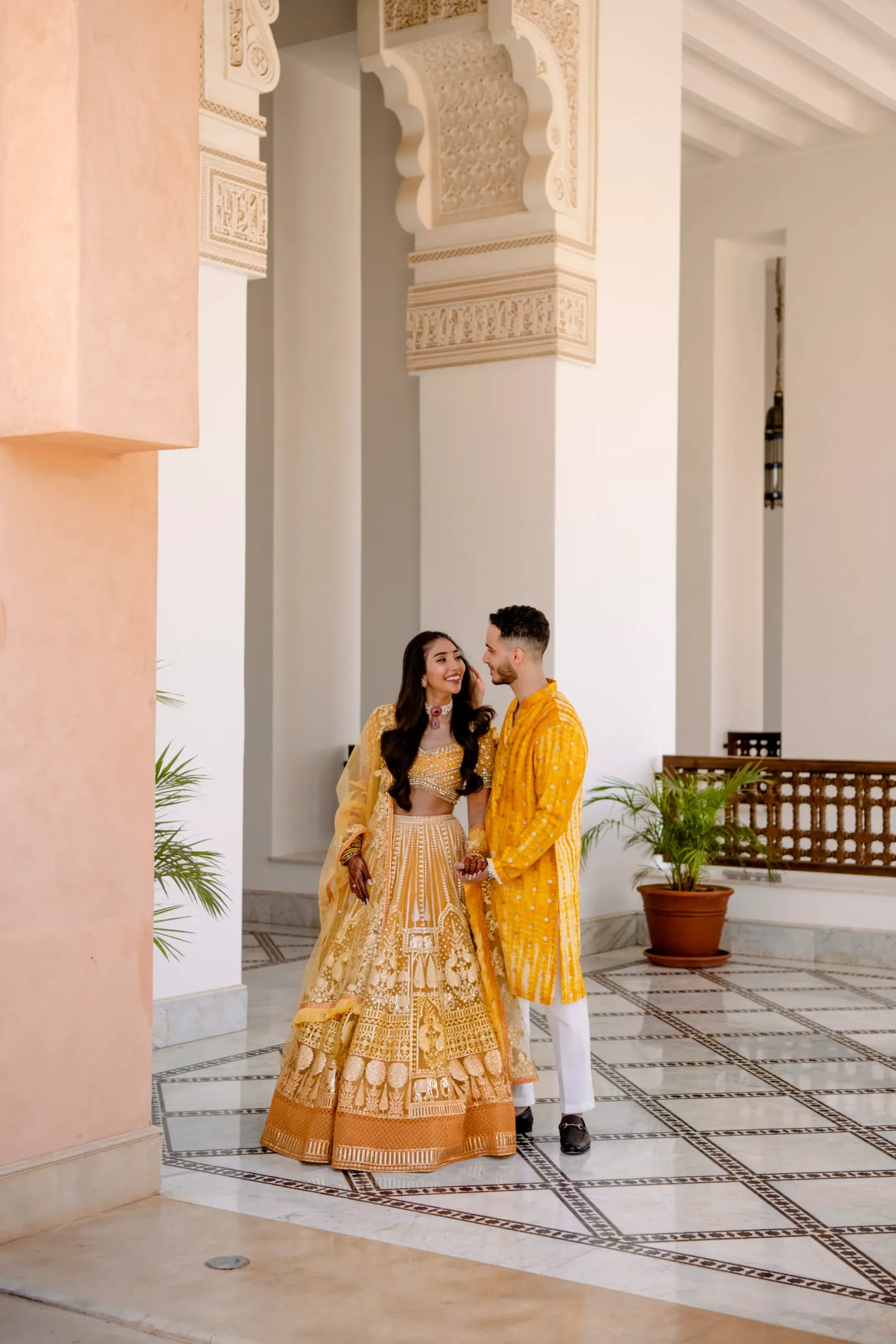 Rusna and Stelianos' Sikh and Greek wedding in Marrakech, featured in Vogue, with Kudos Music