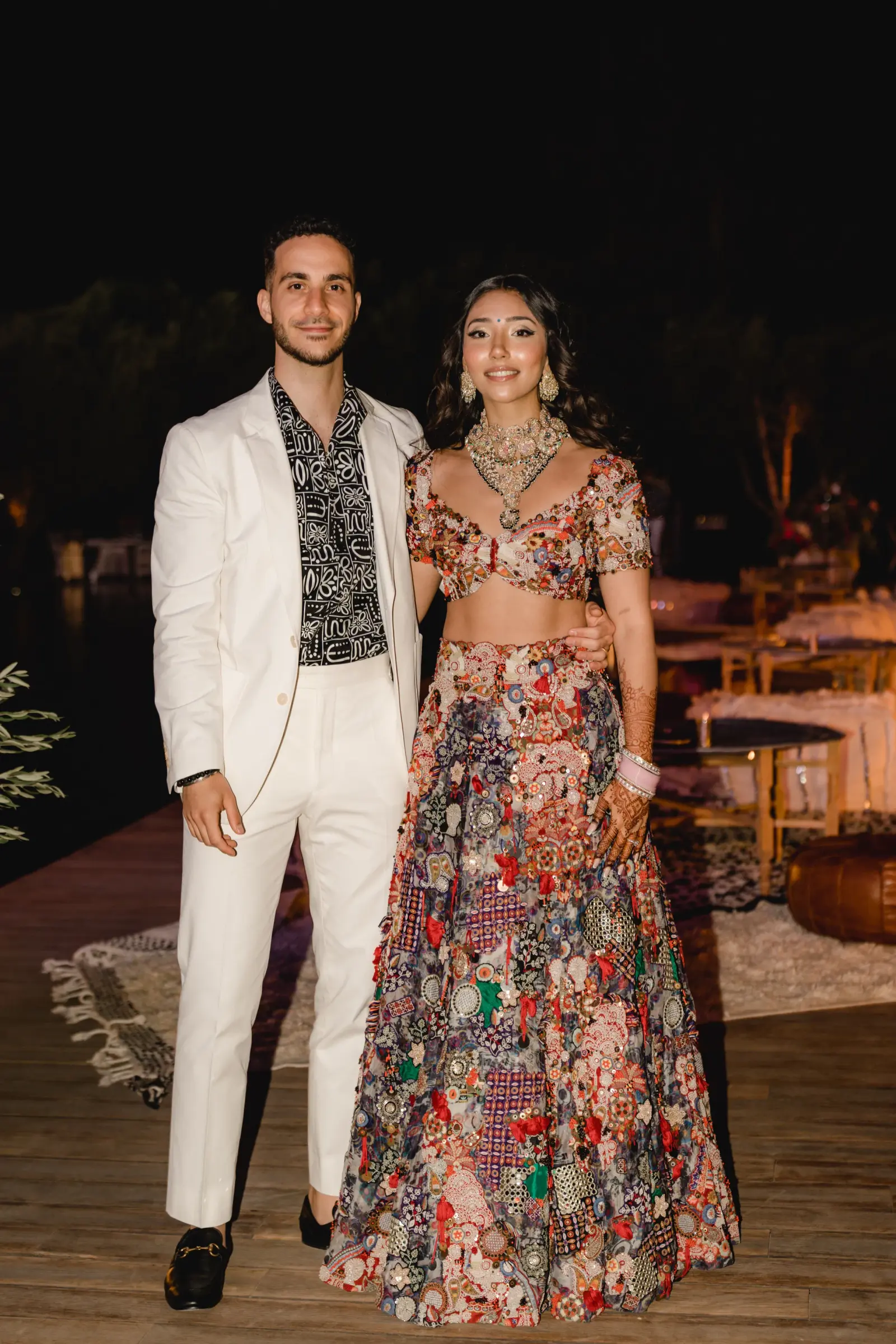 Rusna and Stelianos' Sikh and Greek wedding in Marrakech, featured in Vogue, with Kudos Music