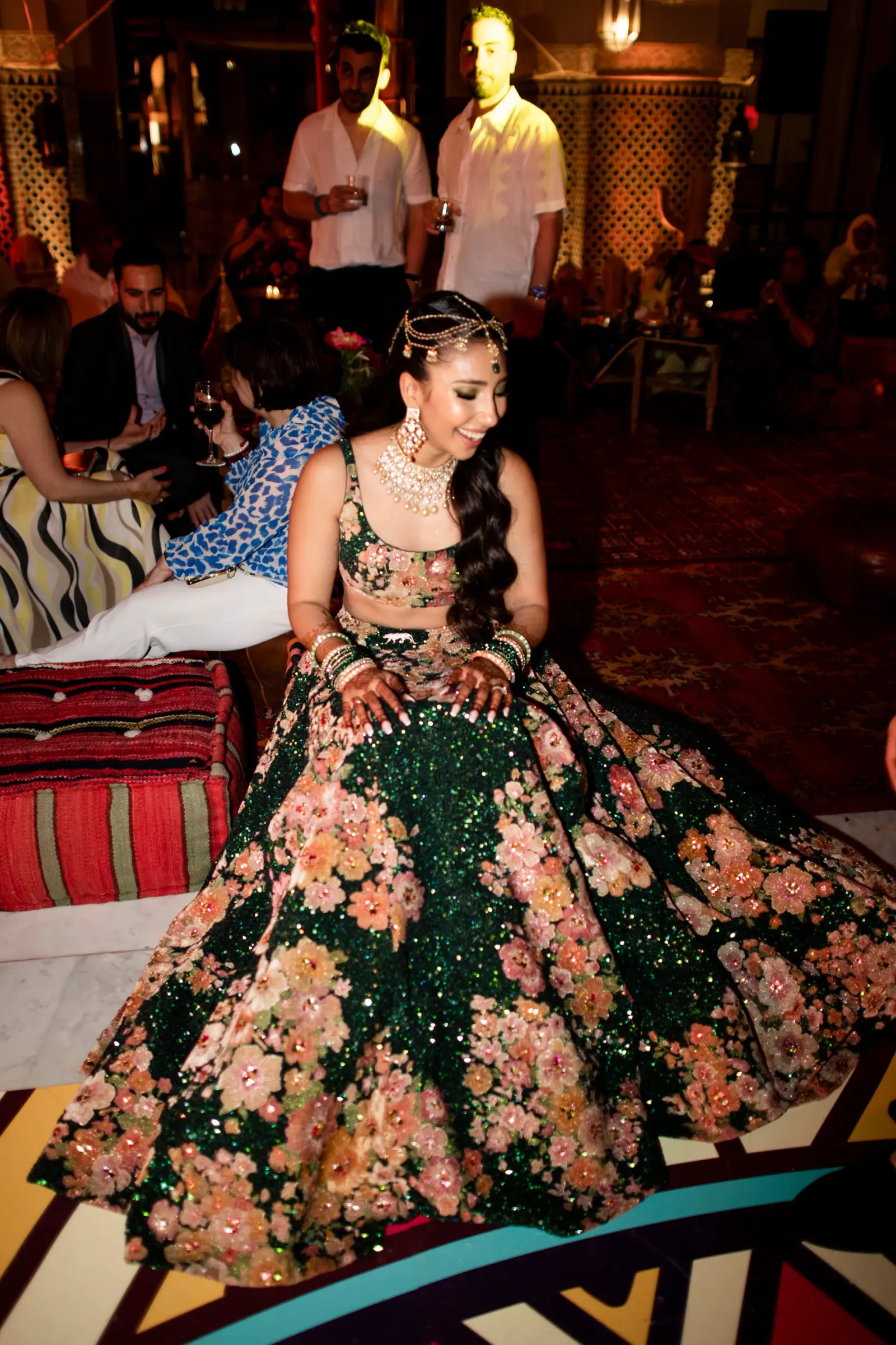 Rusna and Stelianos' Sikh and Greek wedding in Marrakech, featured in Vogue, with Kudos Music