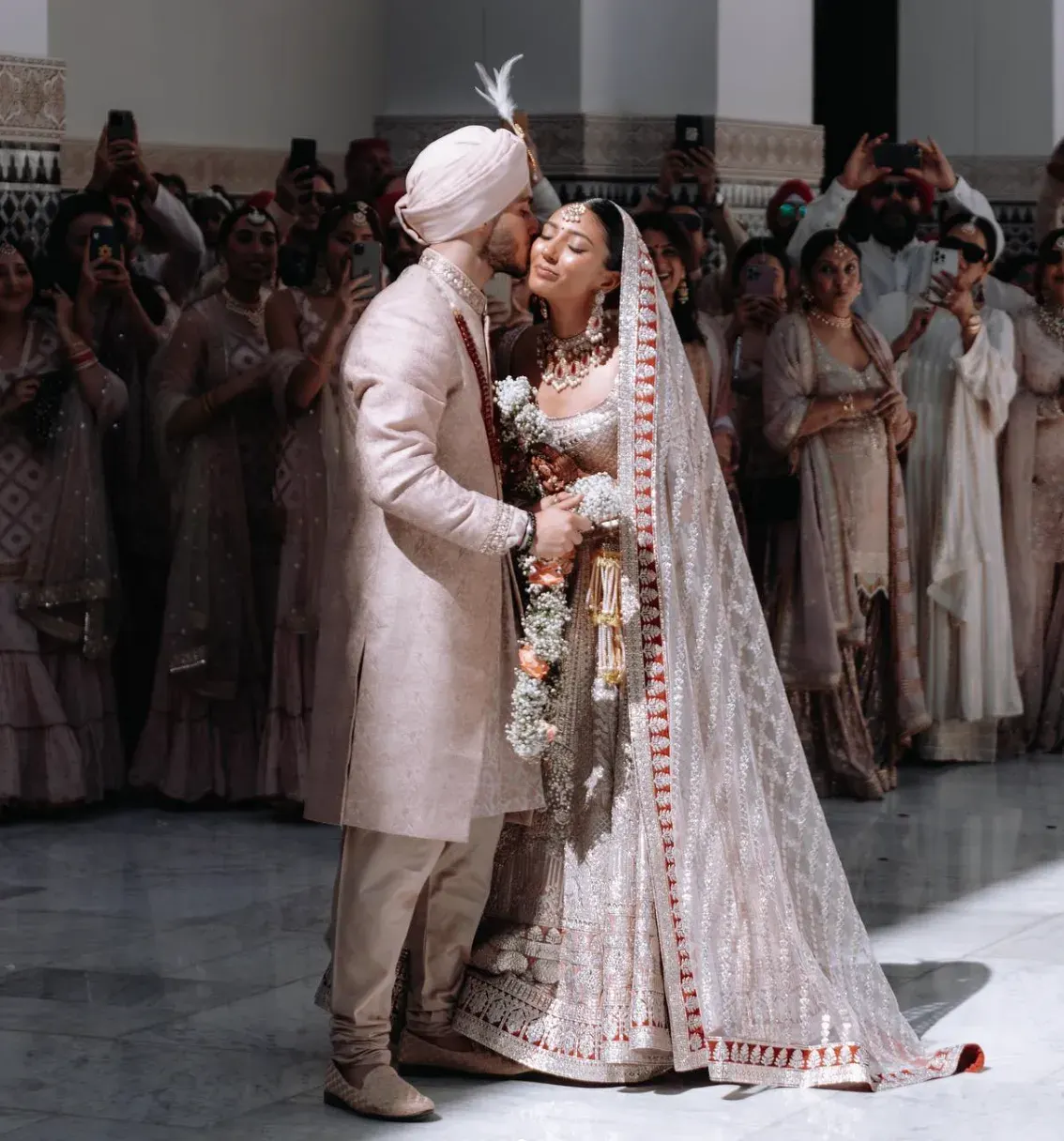 Rusna and Stelianos' Sikh and Greek wedding in Marrakech, featured in Vogue, with Kudos Music
