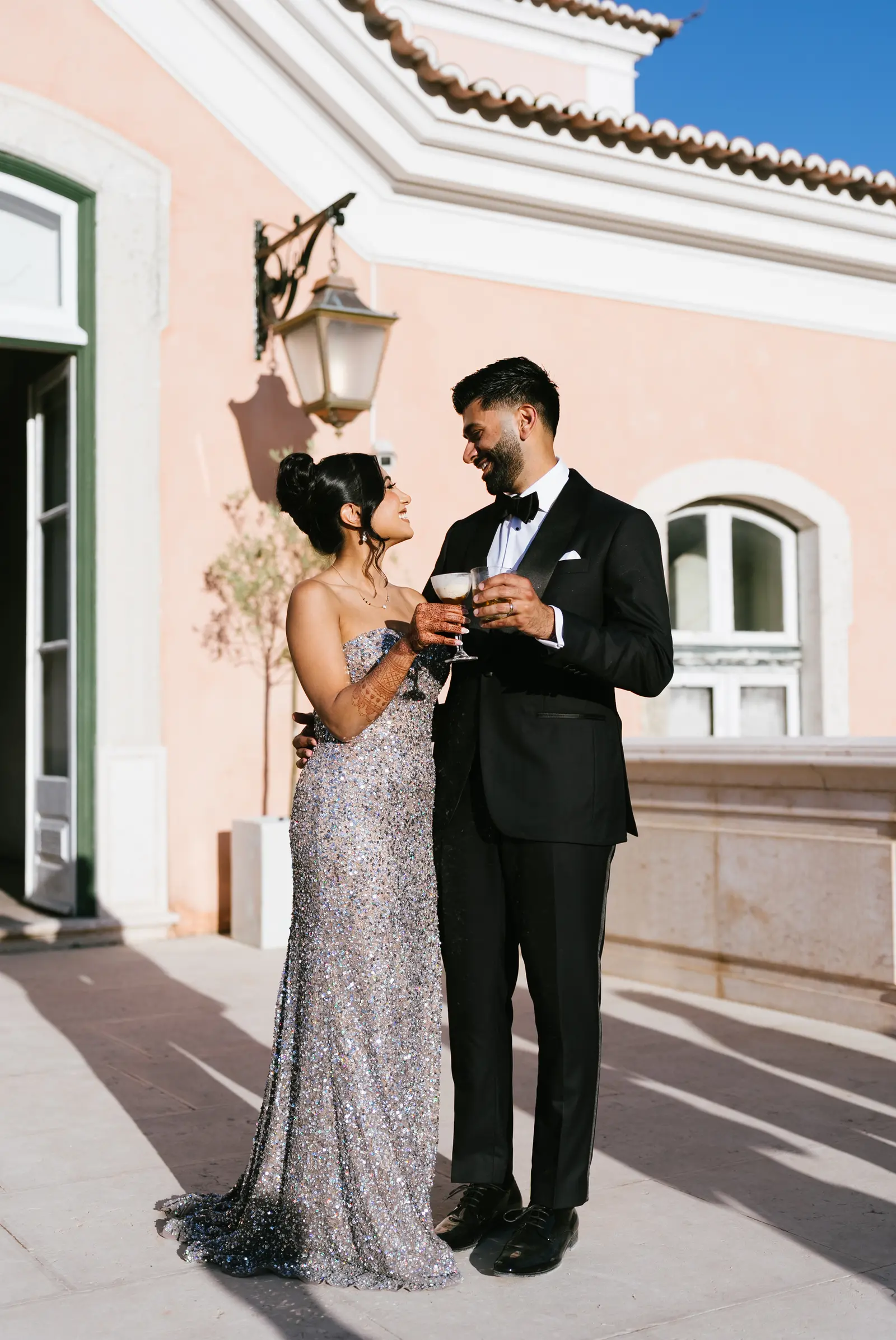 Sheena and Yash's Indian destination wedding in Sintra, Portugal, with Kudos Music