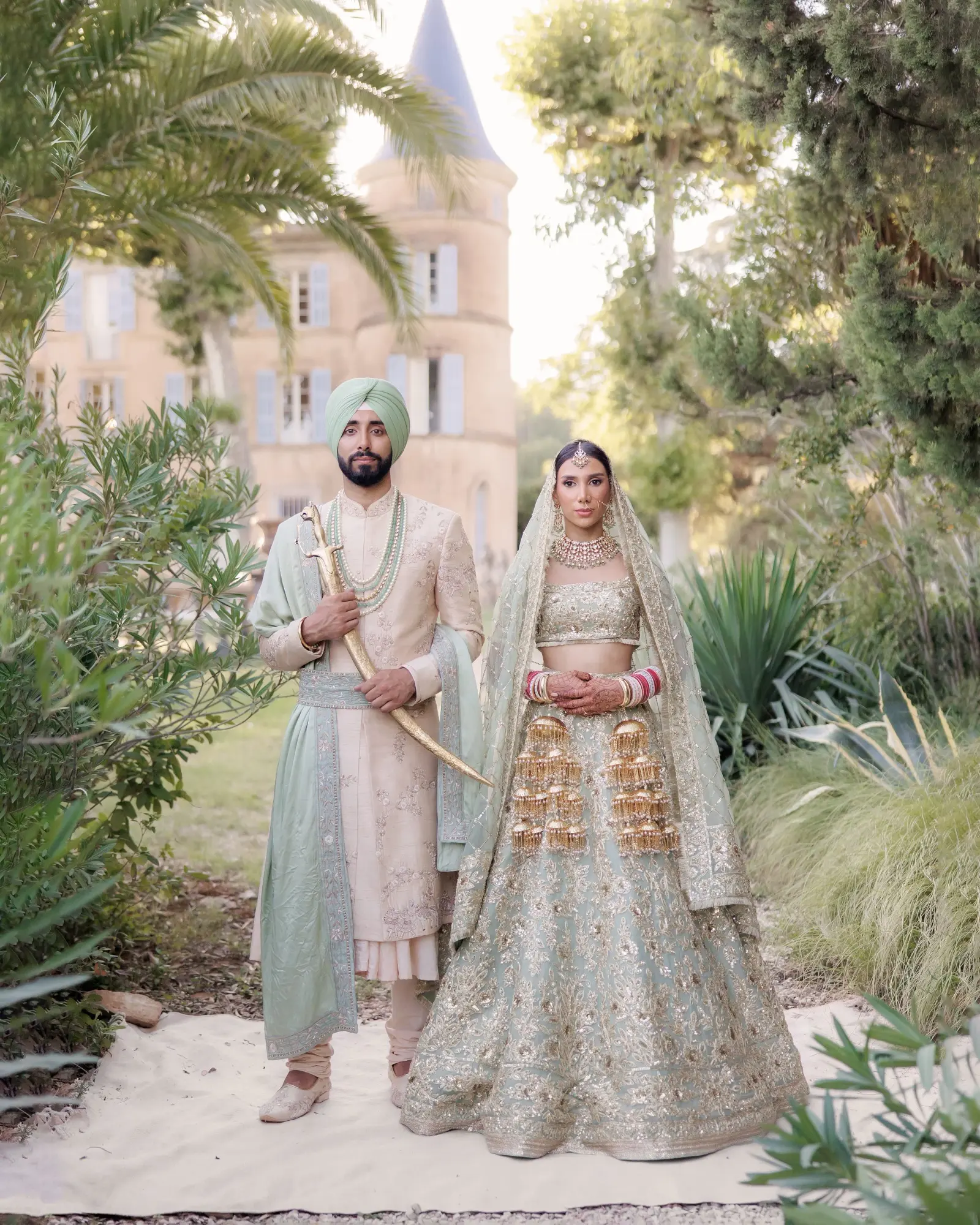 A big fat Punjabi wedding at a French château, South of France, Kudos Music