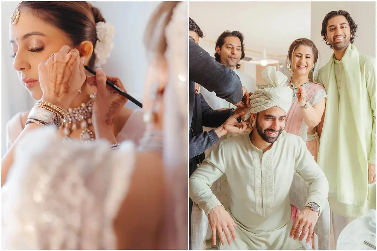 Simran and Hamit's destination wedding at The Leela Palace, Jaipur, with Kudos Music