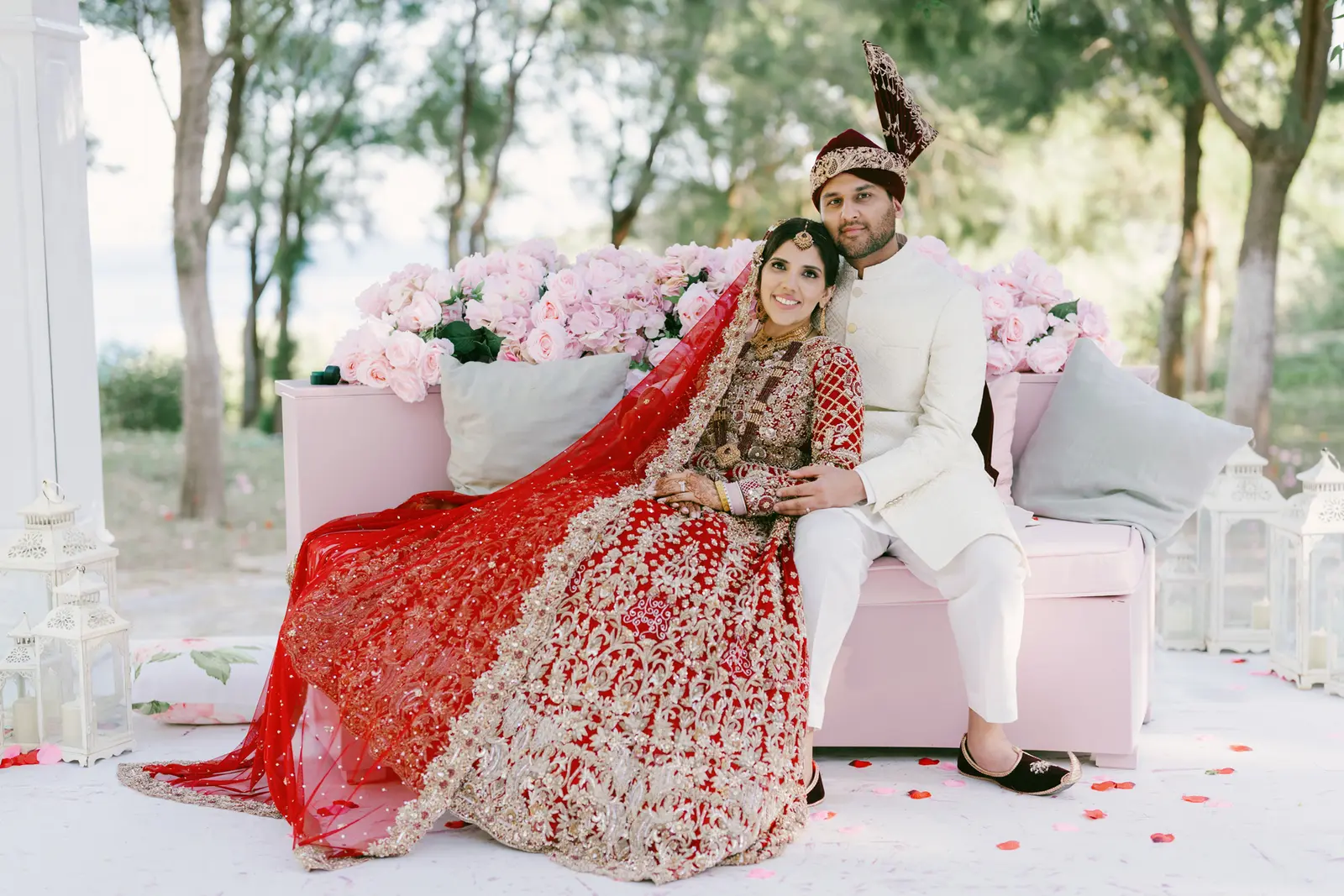 Sunaina and Umar's destination wedding in Bodrum, Turkey, with Kudos Music