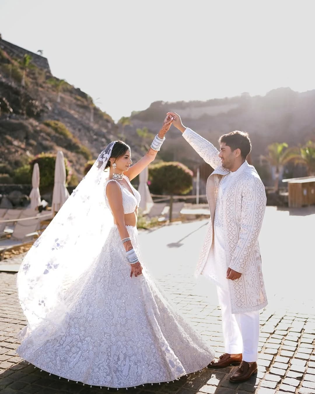 Aman and Shreya destination wedding at The Ritz-Carlton, Abama, Tenerife, with DJ Chonkx and DJ ITCH, Kudos Music