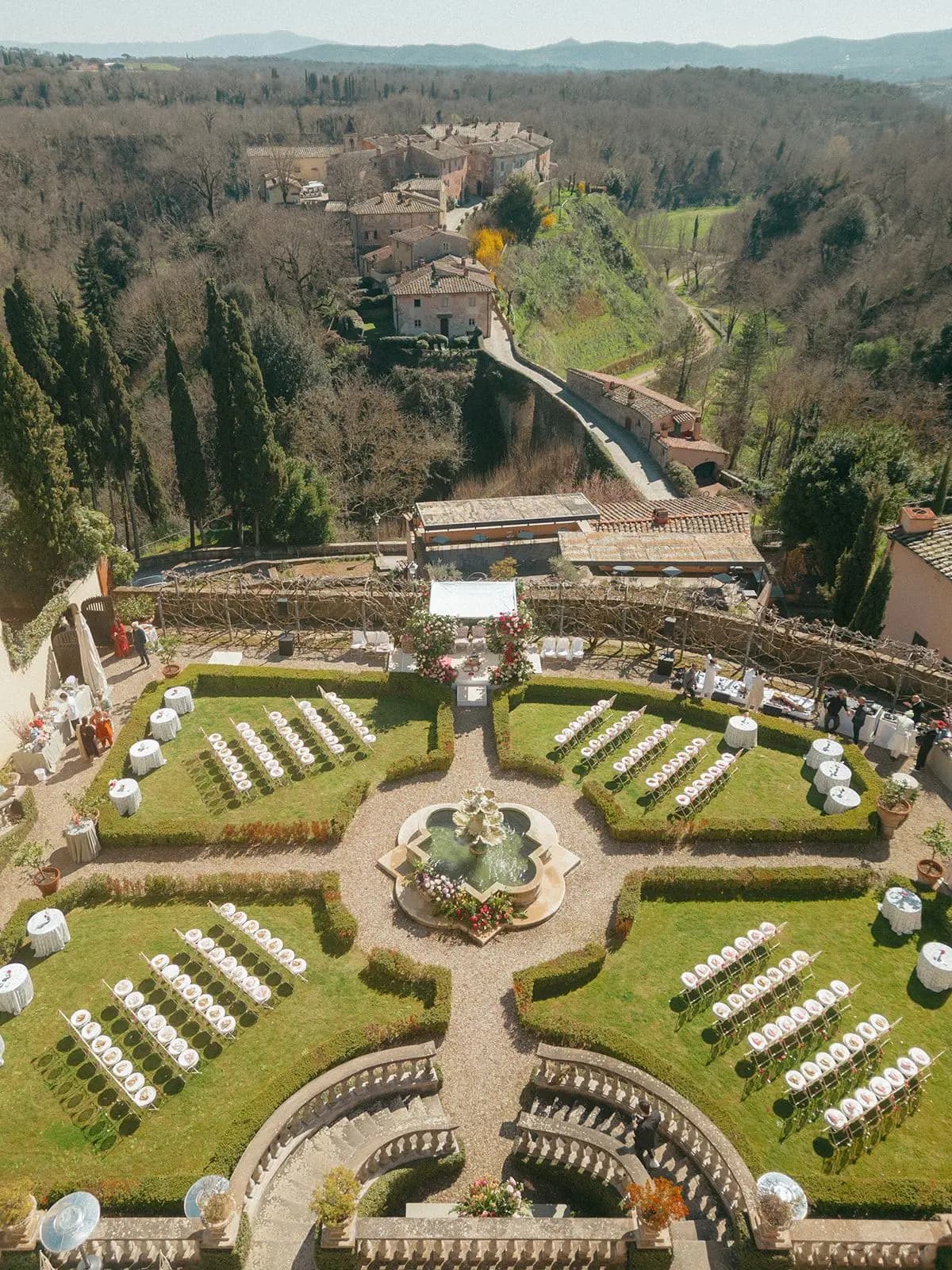 Saahil and Aashna's destination wedding at Il Borro, Tuscany, with Kudos Music