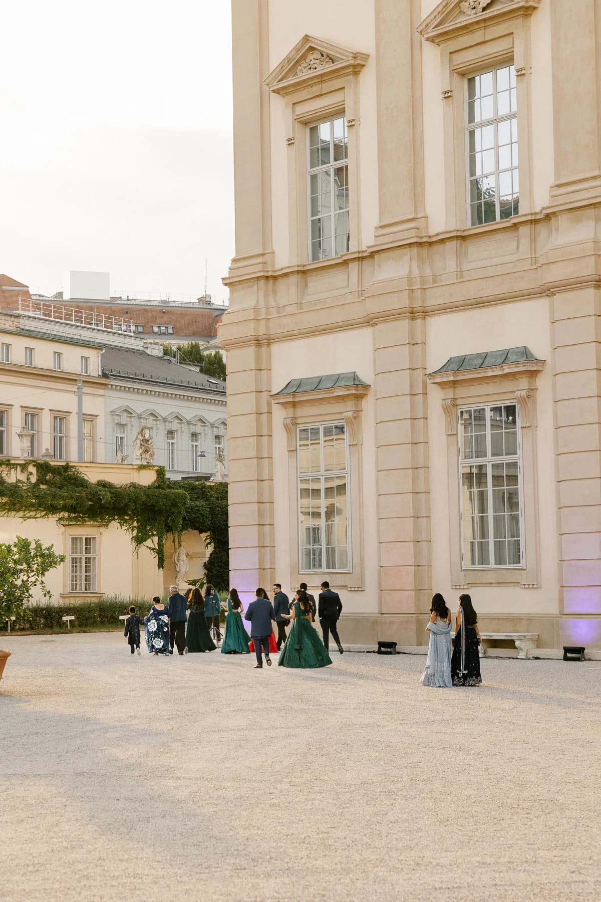 Kajal and Niraj luxury Indian wedding across Vienna's palaces, photography BMSN by Dani Rodriguez, DJs ITCH and DJ H, Kudos Music
