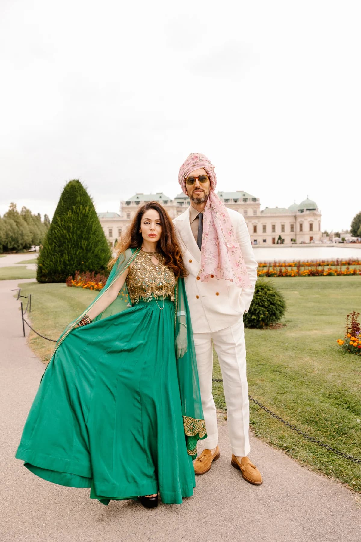 Kajal and Niraj luxury Indian wedding across Vienna's palaces, photography BMSN by Dani Rodriguez, DJs ITCH and DJ H, Kudos Music