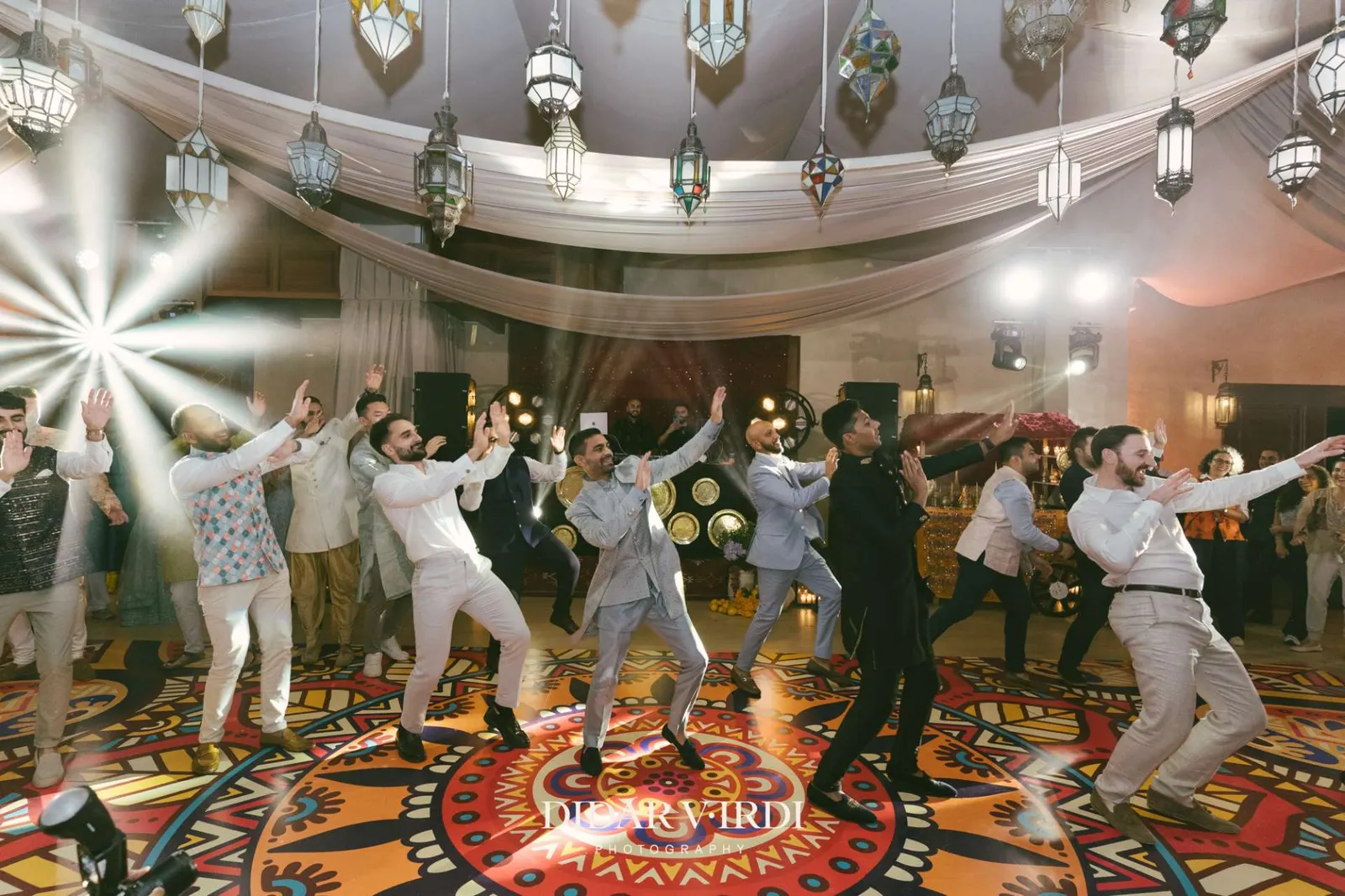 Viranchi and Paras's Indian destination wedding in Marrakech, with Kudos Music