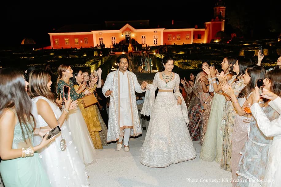 Yezmina and Elton's destination wedding in Portugal, with Kudos Music